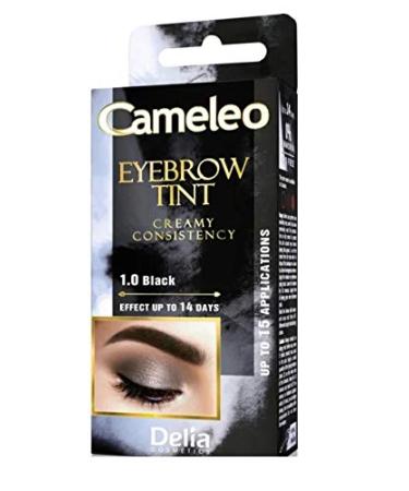 Cameleo - eyebrow tinge - black henna - 0% ammonia ppd -free - up to 15 applications and up to 14 days of eyebrow highlighters
