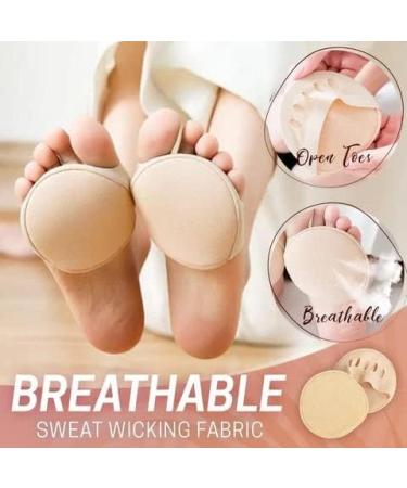 2023 New Cushioned Ice Silk High Heel Insoles - 4 Pairs | Women's Five Toe Metatarsal Socks Pads for Comfort & Support - Buy Online on GoSupps.com