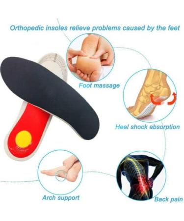 Plantar Fasciitis Relief Arch Support Insoles for Men and Women - Orthotic Shock Absorbing Comfort for Flat Feet & Heel Pain (Small EU 35-40) - Buy Online on GoSupps.com