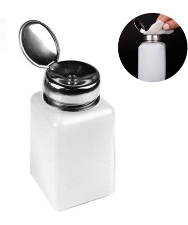 Nail Polish Remover 1PC 200ML Push Down Dispenser Nail Polish Remover Empty Bottle Alcohol Liquid Press Pumping Dispenser for Nail Art - Buy Online on GoSupps.com