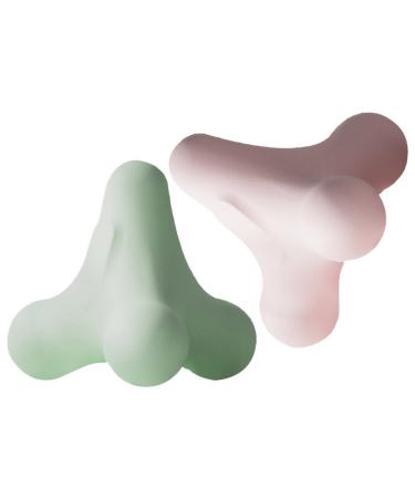 Baluue massage ball: 2 pieces TPE triggered point balls Hand muscle-relaxed fascia ball deep tissue muscle massager for the depth tissue massage Hand-finger-hand-joint exercise equipment