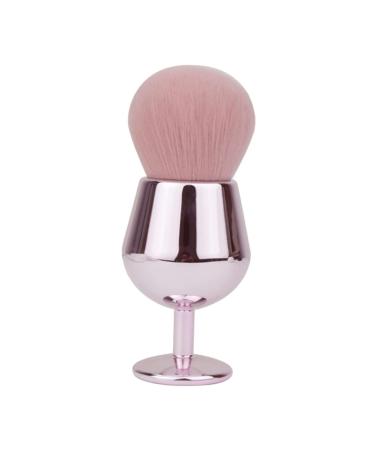 minkissy Blush Brush Makeup Brush Travel Powder Brush Blush Makeup Brush Iluminador De Maquillaje Blush Powder Brush Foundation Brush Fluffy Setting Powder Miss Pink Fiber Wool