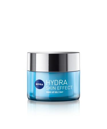NIVEA Hydra Skin Effect Wake-Up Day Gel (50ml) Lightweight Day Face Gel Charged with Hyaluronic Acid Gel-Based Face Moisturiser Provides 72H Hydration 50 ml (Pack of 1)