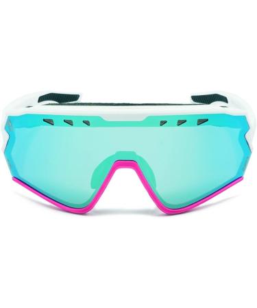Buy Phieres Sharkbiteph Origin Sports Glasses - Unisex Eco-Friendly TPU Frame Polarized UV400 Protection - MTT WHT PINK / ICE Blue - Buy Online on GoSupps.com