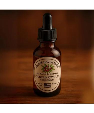 Fountain of Youth Facial Serum Lightweight All-Natural Face & Beard Oil Minimal Plant-Based Ingredients for Daily Hydration No Synthetic Fragrance | 1 oz Bottle 1 Fl Oz (Pack of 1)