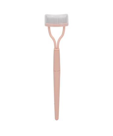 Half Arc Stainless Steel Eyelash Separator Portable Folding Eyelash Comb with Protective Cover Arc Designed Lash Definer Comb Makeup Mascara Comb