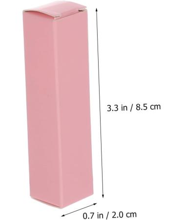 SOLUSTRE 50pcs Boxes Handmade Paper Box Lip Gloss Lipstick Maker Kraft Boxes for Diy Packing Bag Aromatherapy 50 count (Pack of 1) Pink - Buy Online on GoSupps.com