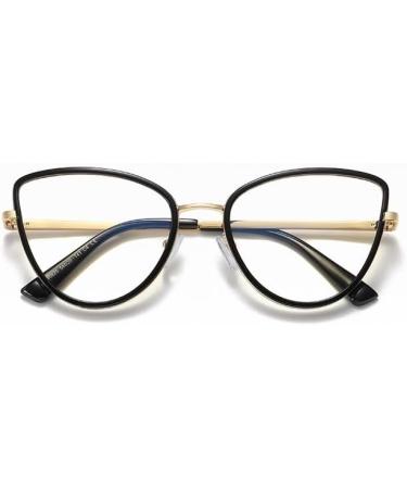 Cat-Eye Computer Readers | Oversized Blue Light Blocking Glasses +350 C4 | Anti Eyestrain Eyewear for Women - Shop Now - Buy Online on GoSupps.com