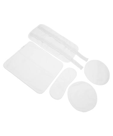 Premium Washable Castor Oil Pack - Waterproof Double Layer Elastic Band for Body Relief (White) - Buy Online on GoSupps.com
