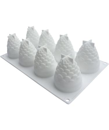 Alipis 3pcs 8 Silicone Molds Mousse Mold Impermeables De Baking Molds Baking Tools 3D Cake Mold Pine Cones - Buy Online on GoSupps.com