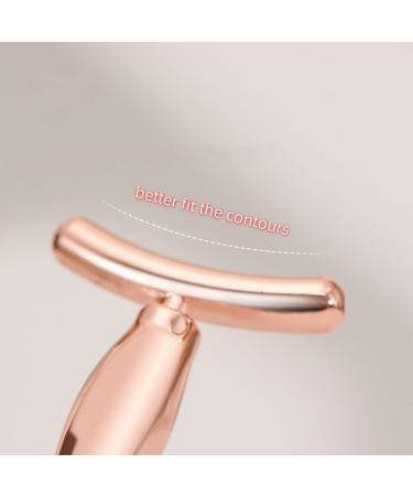 2 Pieces Rose Gold Eye Cream Applicator & Facial Roller Massage Tool - Eliminate Eye Fatigue - Ideal Gift for Women - Buy Online on GoSupps.com