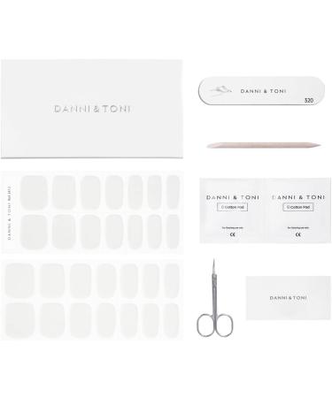 DANNI & TONI Soft Self-Adhesive Gel Nail Stickers - Sparkle On | 28 Semi Cured Nail Wraps | Salon-Quality Manicure Stickers Set - Buy Online on GoSupps.com
