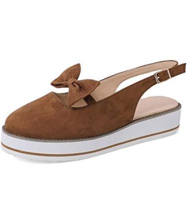 Stylish Women's Leather Plateau Sandals - Closed Toe Ankle Straps Vintage Beach Design | Comfortable & Durable - Buy Online on GoSupps.com