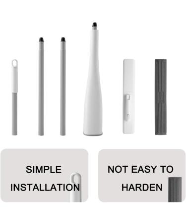 Folding 180 Self-Twisting Sponge Mop with Floor Scrub | Easy to Clean Dust & Pet Hair | Lightweight Household Cleaning Tool - Buy Online on GoSupps.com