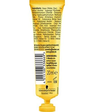 Buy Gliss Kur Oil Nutritive Instant Aid Intensive Treatment 20 ml - Deep Hair Repair & Hydration for All Hair Types - Fast International Shipping - Buy Online on GoSupps.com