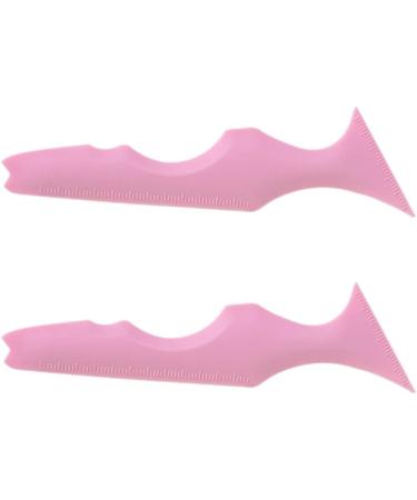Beaupretty 2pcs Silicone Beauty Ruler Makeup Stencil Eyebrow Pencil Stencils Eyebrow Guide Stencils Smoky Face Pink-1 - Buy Online on GoSupps.com