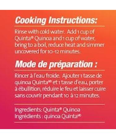 Quinta Quinoa Canadian Grown Quinoa White 400 g - Buy Online on GoSupps.com
