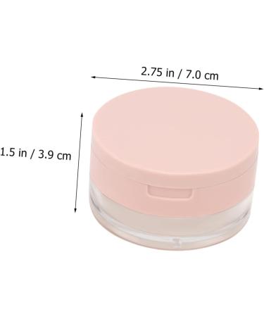 OHPHCALL 3pcs Powder Holder Travel Makeup Case Empty Loose Powder Case Empty Loose Powder Jar Pink - Buy Online on GoSupps.com