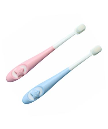 Outanaya toothbrush cleaning 2st toothbrush infant tooth cleaner brush for the teeth gift for the baby party cleaning brush child soft fur toothbrushes for children