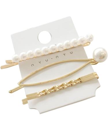 Angoily Set Handmade Hair Accessories Pearl Bobby Pin Decorative Snap Hairpins Bride Hair Clip Bridal Hair Clip Pearl Clips for Hair Pearl Hair Barrettes Temperament South Korea - Buy Online on GoSupps.com