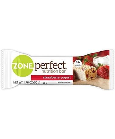 Zone Perfect Nutrition Bars Strawberry Yogurt 1.76oz - 10 Bars (2 Pack) - Buy Online on GoSupps.com