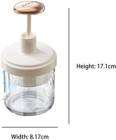 Zhenqi Shower Gel Foam Maker Deeper Cleaning Effect for Shower Gel Facial Cleanser Pale bluish white - Buy Online on GoSupps.com