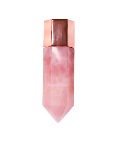 FRCOLOR 2 Pcs Massage Essential Oil Bottle Perfume Sample Vials Facial Scraping Tool Gemstone Roller Bottle Mini 9.35x5cmx2pcs Pinkx2pcs