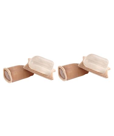 Healifty Orthotics 4 Pcs Splitter Hallux Valgus Fit Bunion Hallux Valgus Cover Gel Gasket Eversion Tool Gelt Splitter Skin colourx2pcs 4x2.8cmx2pcs