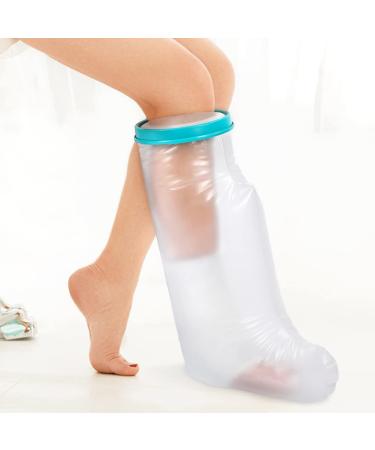 Doact shower protection foot plaster protection foot waterproof leg long plaster shower protection leg association protection foot leg protectors waterproof foot plaster protection showers for adults 60 cm - Buy Online on GoSupps.com