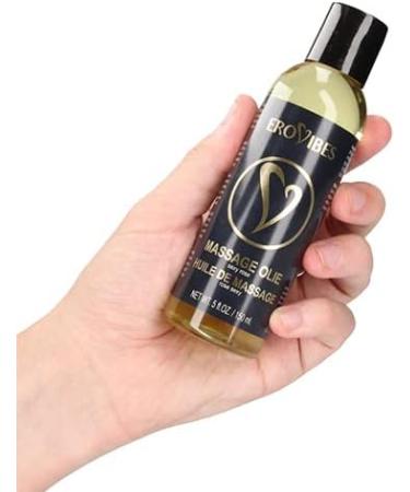 Erovibes Rose Massage Oil - Erotic Love Oil for Foreplay & Partner Massages - 150ml - Buy Online on GoSupps.com