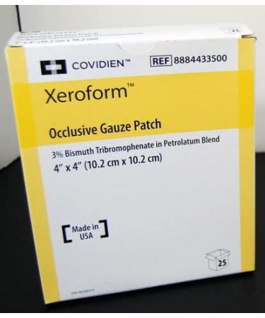 Buy Xeroform Petrolatum Dressing Patch - 4x4 Inches 25 Pack for Fast International Shipping - Buy Online on GoSupps.com