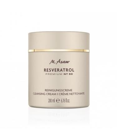 M. Asam Resveratrol Premium NT50 cleaning cream (200 ml) - gently & thoroughly impurities dirt & make -up for a clear & awake complexion vegan - Buy Online on GoSupps.com