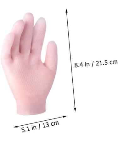 FRCOLOR 1pair Moisturizing Gloves Spa Gloves High Heels for Women Closed Toe Hand Care Supplies Girls Glove Girls Socks Hand Care Covers Pink Skin Friendly Cosmetic Bag Sebs Girl Child 21.5x13cm - Buy Online on GoSupps.com