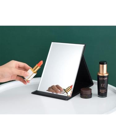 NAYSAYE Folding Travel Makeup Mirror - Portable Compact Vanity Desk Mirror with Stand - Large Size - Buy Online on GoSupps.com