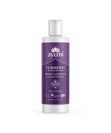 Ayumi Turmeric & Shea Butter Body Lotion. Vegan Cruelty-Free Dermatologically Tested 1 x 250ml
