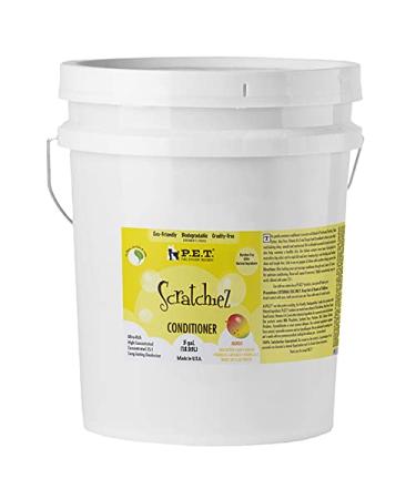 P.E.T. Pure Efficient Treatment Scratchiez Conditioner-Mango Mambo for Hot Spots Eczema and Other Dermatitis - Eco-Friendly Biodegradable Cruelty Free Paraben Free. (Scratchiez Conditioner-5gal) 5 Galon Scratchiez -Mango Mambo