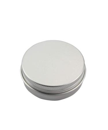 24pc Box Cosmetic Jars Travel Jars for Creams Cosmetic Bottle Cream Jars with Lids Size 7 Silver