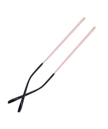 RiJpex Glasses Leg Ear Hook Holder 1 Pair Metal Eyeglass Replacement Temples Vintage Eyeglass Frame Temples Rose Gold