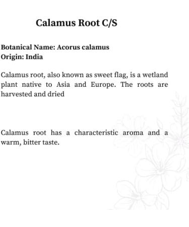 Calamus Root C/S (1 LB) - Buy Online on GoSupps.com