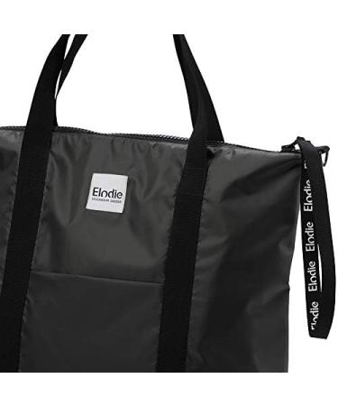 Elodie Details Soft Shell Changing Bag - Tote Nappy Bag with Stroller Strap and Changing Mat - Brilliant Black - Buy Online on GoSupps.com