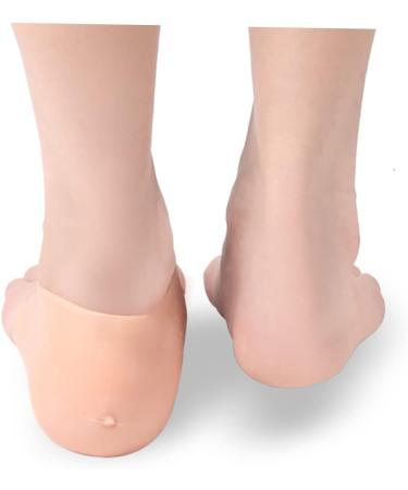 NOLITOY Height Increasing Insoles - 2 Pairs Unisex Silicone Heel Pads for Men & Women - Foot Protectors & Height Boosters - Buy Online on GoSupps.com