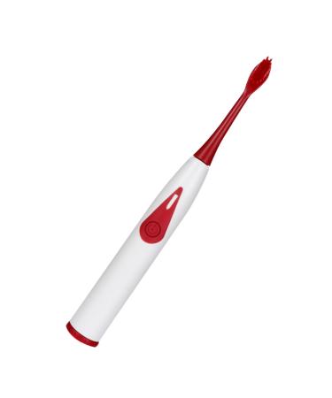 Ultechnovo 1 set of electrical toothbrush tooth hygiene oral hygiene toothed bleaching electronic tahnbrush alouver tooth whitening waterproof oral care cleaning brush (1 Pack) red