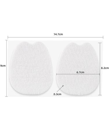 5 Pairs Felt Tongue Pads | Cushion Inserts for Shoes | Comfort Gripper Pads for Men & Women - Buy Online on GoSupps.com