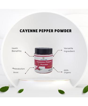 Organic Ground Cayenne Pepper 100% Pure Capsicum Powder Spicy Culinary Seasoning Hot Chili Pepper Spice for Gourmet Dishes Bulk Pack - Buy Online on GoSupps.com
