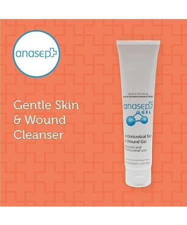 Anasept Skin and Wound Gel 3 oz. Tube - Pack of 2 | Fast Healing Formula - Buy Online on GoSupps.com
