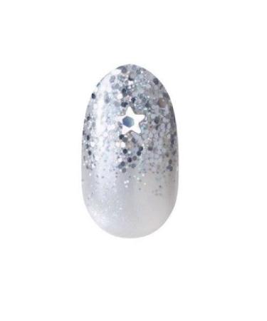 Dashing Diva - Glam Gel - Silver Starlet - 24 nails / 12 sizes