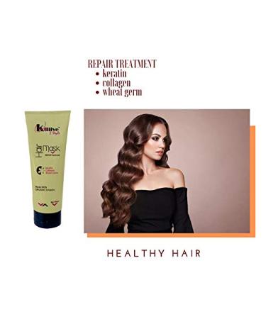 Kalive 2Style Hair Mask 8 Oz - Repair & Hydrate with Keratin, Collagen, Wheat Germ - Deep Moisturizing Conditioner for Dry, Damaged Hair - Buy Online on GoSupps.com