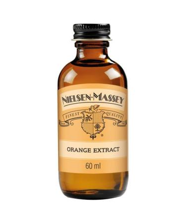Nielsen-Massey Orange Extract 60ml Certified gluten-free Kosher - CRC The World's Finest Flavours Premium Quality Almond Extract Can Use Christmas Cake