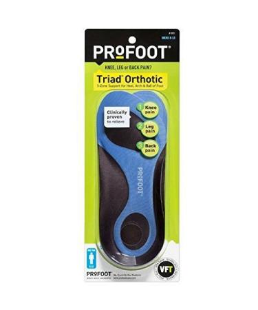 Pro Foot Triad Insole Men Size 1ea