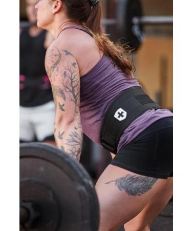 Harbinger Nylon Weightlifting Belt - Flexible Ultralight Foam Core 4.5 Wide Black | Best for International Shipping - Buy Online on GoSupps.com